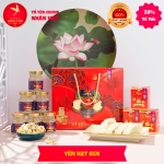 Lốc 6 Hũ Yến Sào Chưng Hạt Sen Nhân Việt 30% Yến