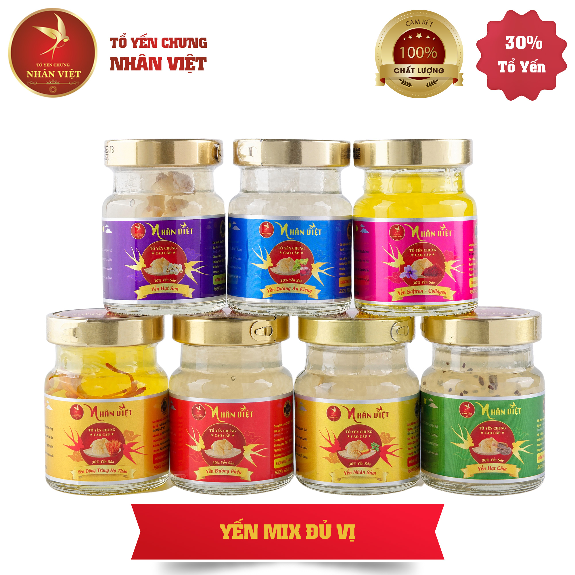 CÁC LOẠI NƯỚC YẾN PHỔ BIẾN TRÊN THỊ TRƯỜNG VIỆT NAM