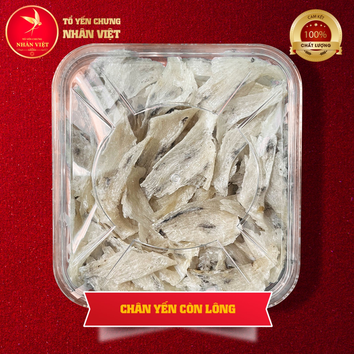 Chân yến thô còn lông 100gr 