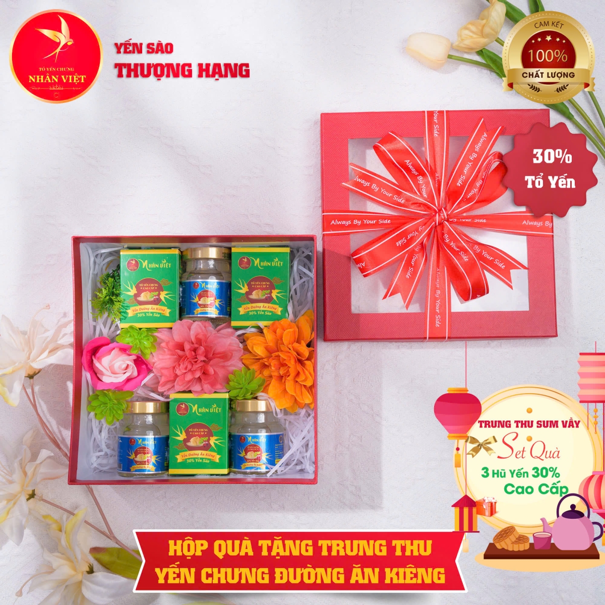 Hộp Quà Tặng Trung Thu Yến Chưng Sẵn