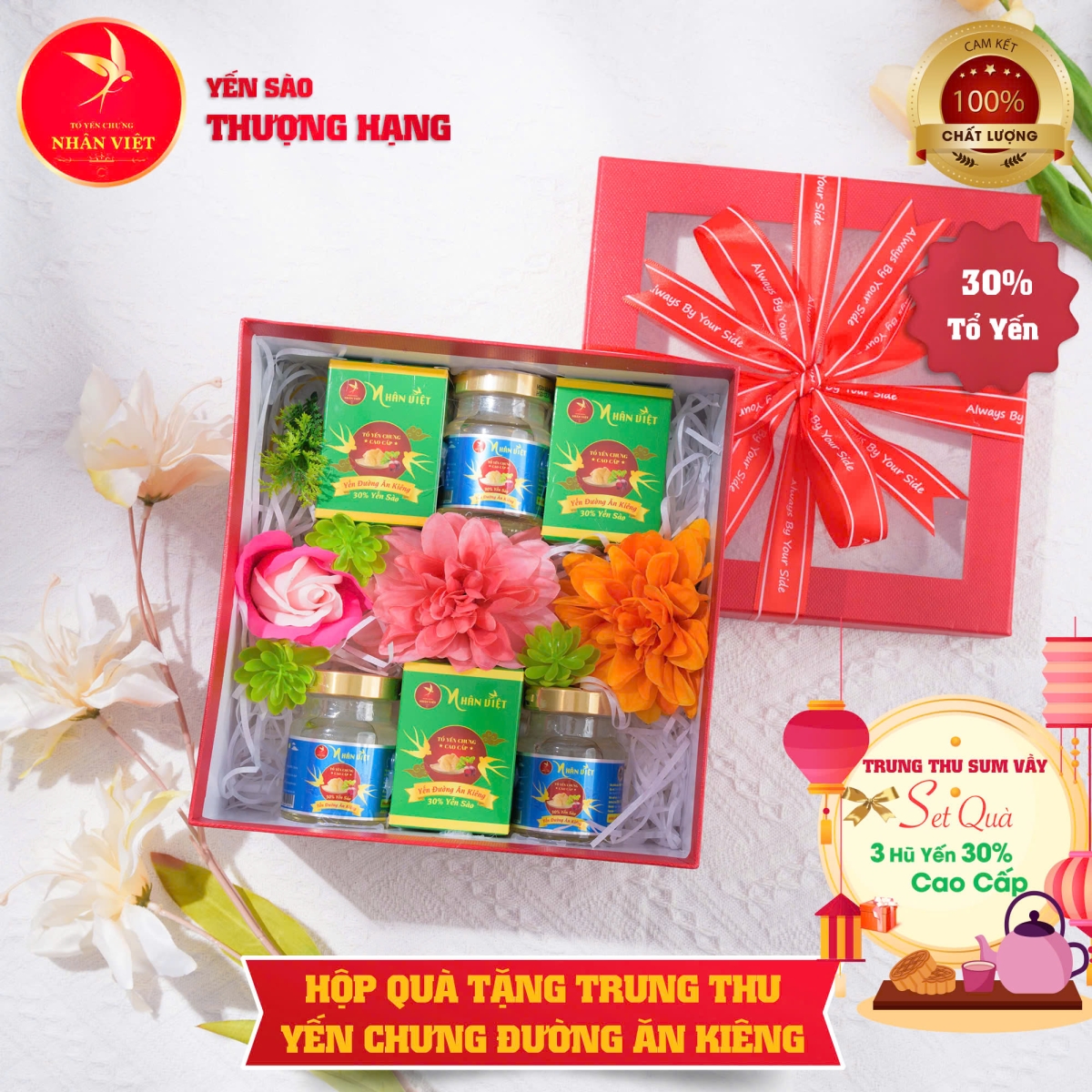 Hộp Quà Tặng Trung Thu Yến Chưng Sẵn