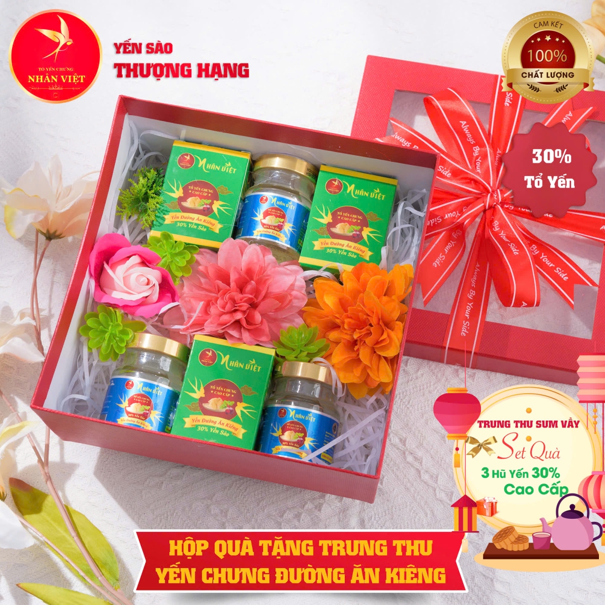 Hộp Quà Tặng Trung Thu Yến Chưng Sẵn