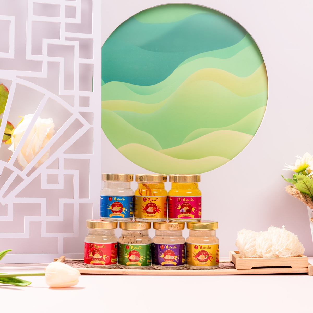 Lốc 6 Hũ Yến Sào Chưng Đủ Vị Nhân Việt 30% Yến Hũ 70ml