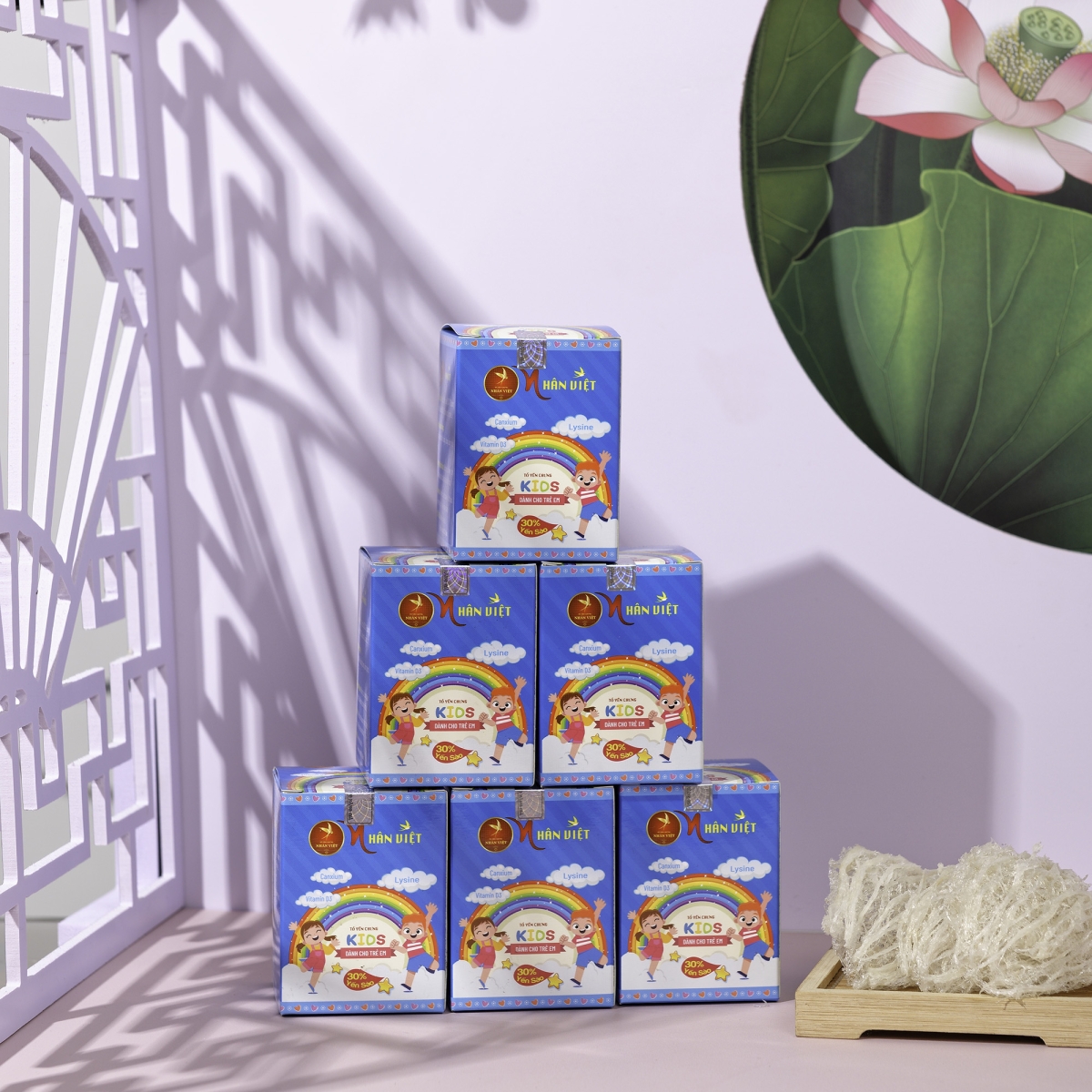 Yến Sào Chưng Sẵn Cho Bé Nhân Việt Kids 30% Yến Hũ 70ml
