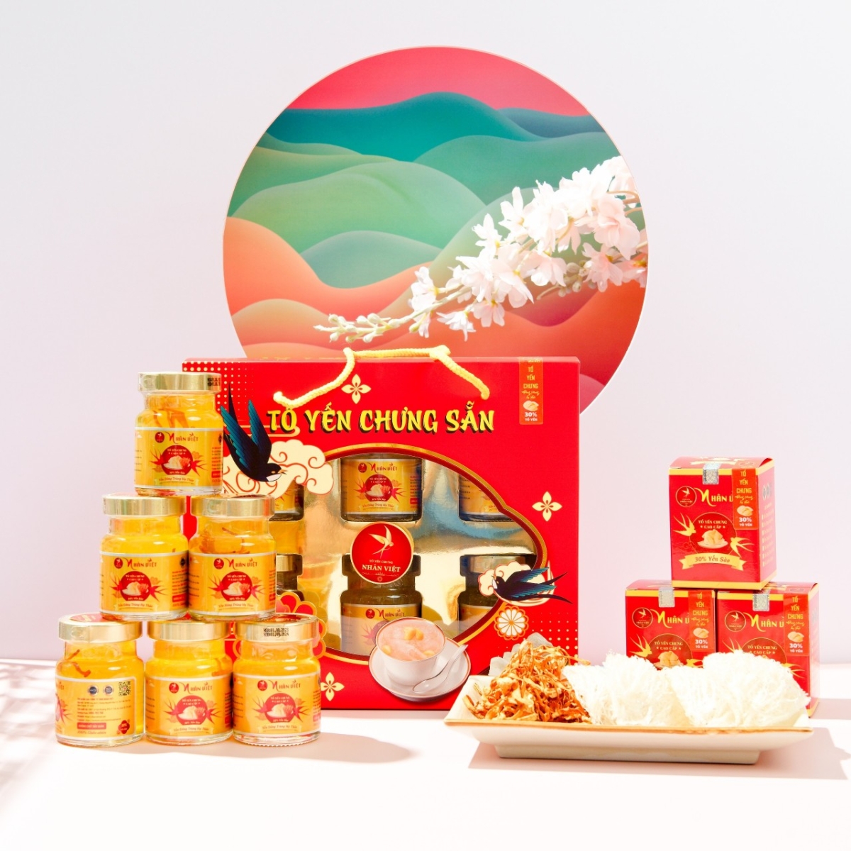 Yến Sào Chưng Đông Trùng Hạ Thảo Nhân Việt 30% Yến Hũ 70ml