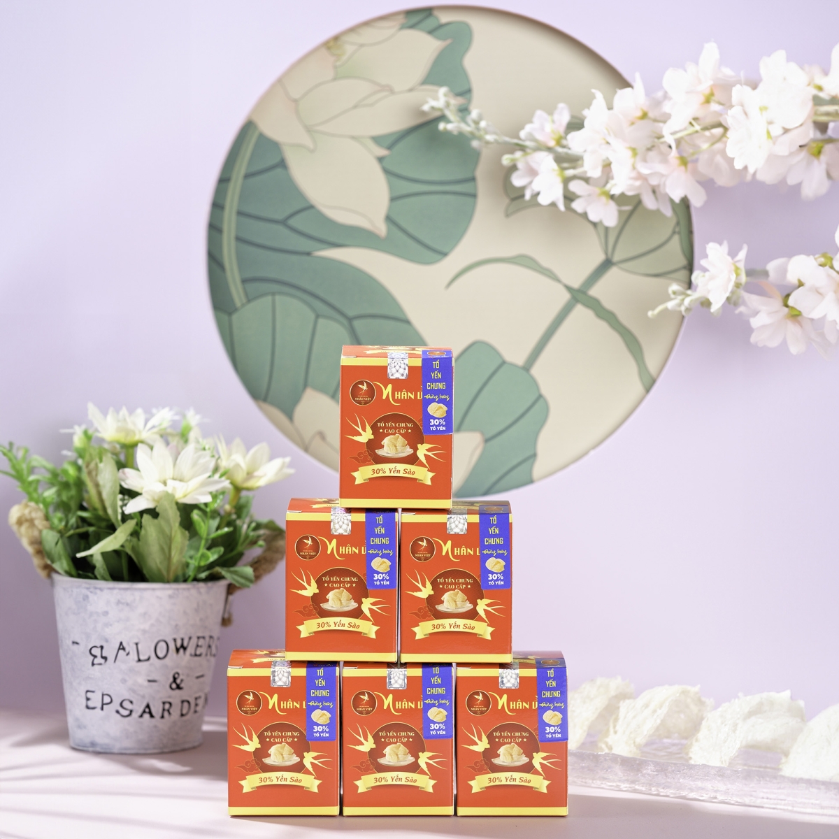 Yến Sào Chưng Đường Kiêng Nhân Việt 30% Yến Hũ 70ml