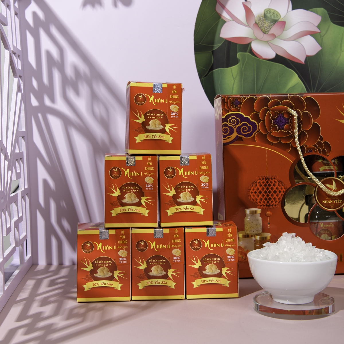 Yến Sào Chưng Đường Phèn Nhân Việt 30% Yến Hũ 70ml