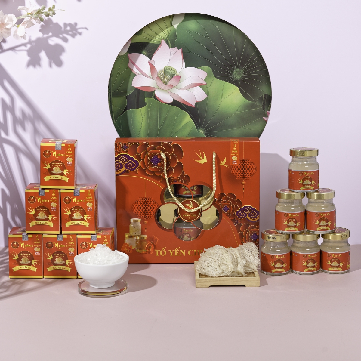 Yến Sào Chưng Đường Phèn Nhân Việt 30% Yến Hũ 70ml
