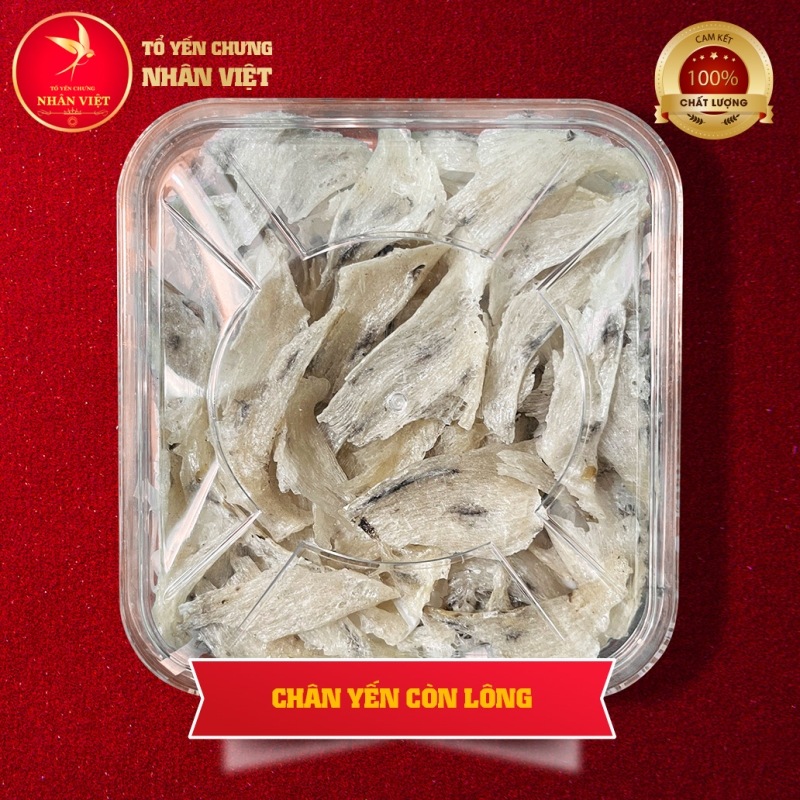 Chân yến thô còn lông 50gr