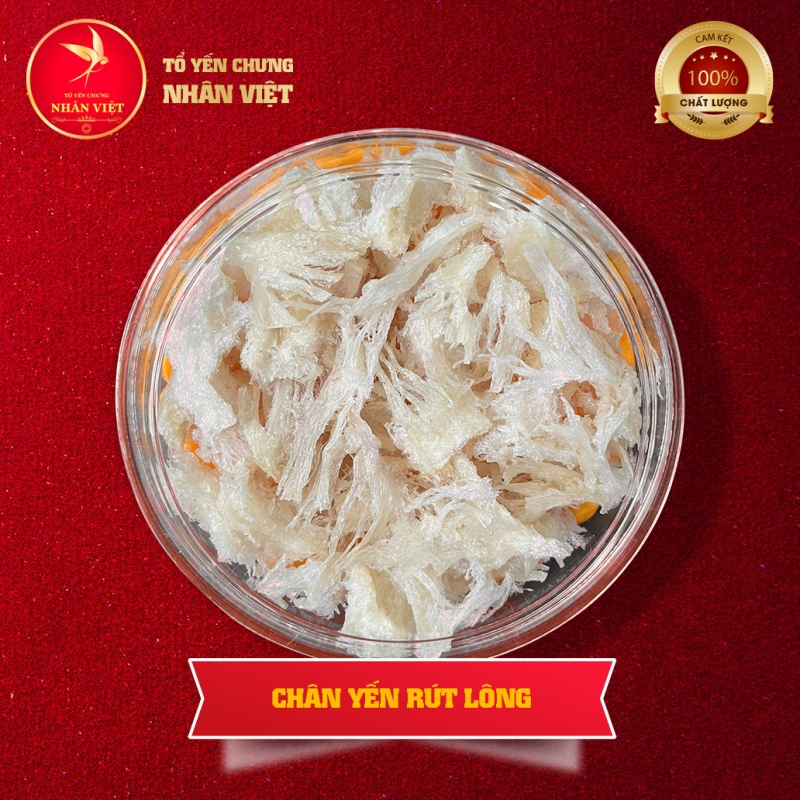 Chân yến thô rút lông 100gr