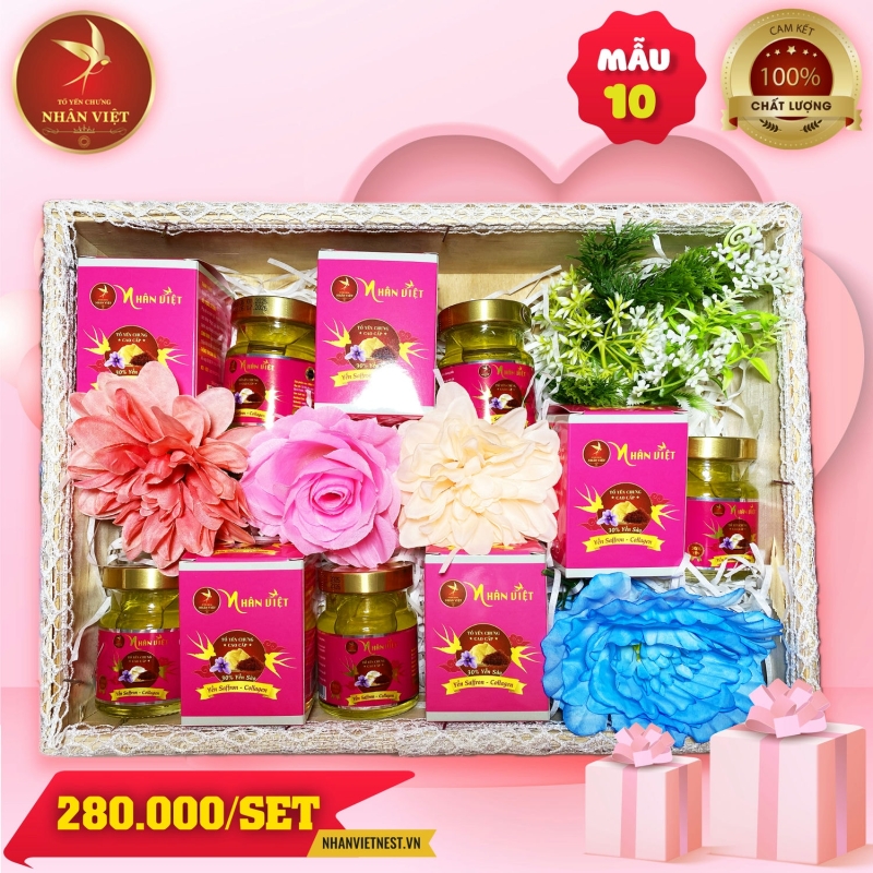 SET Quà Tặng Yến Sào 8/3  Nhân Việt - Mẫu 10